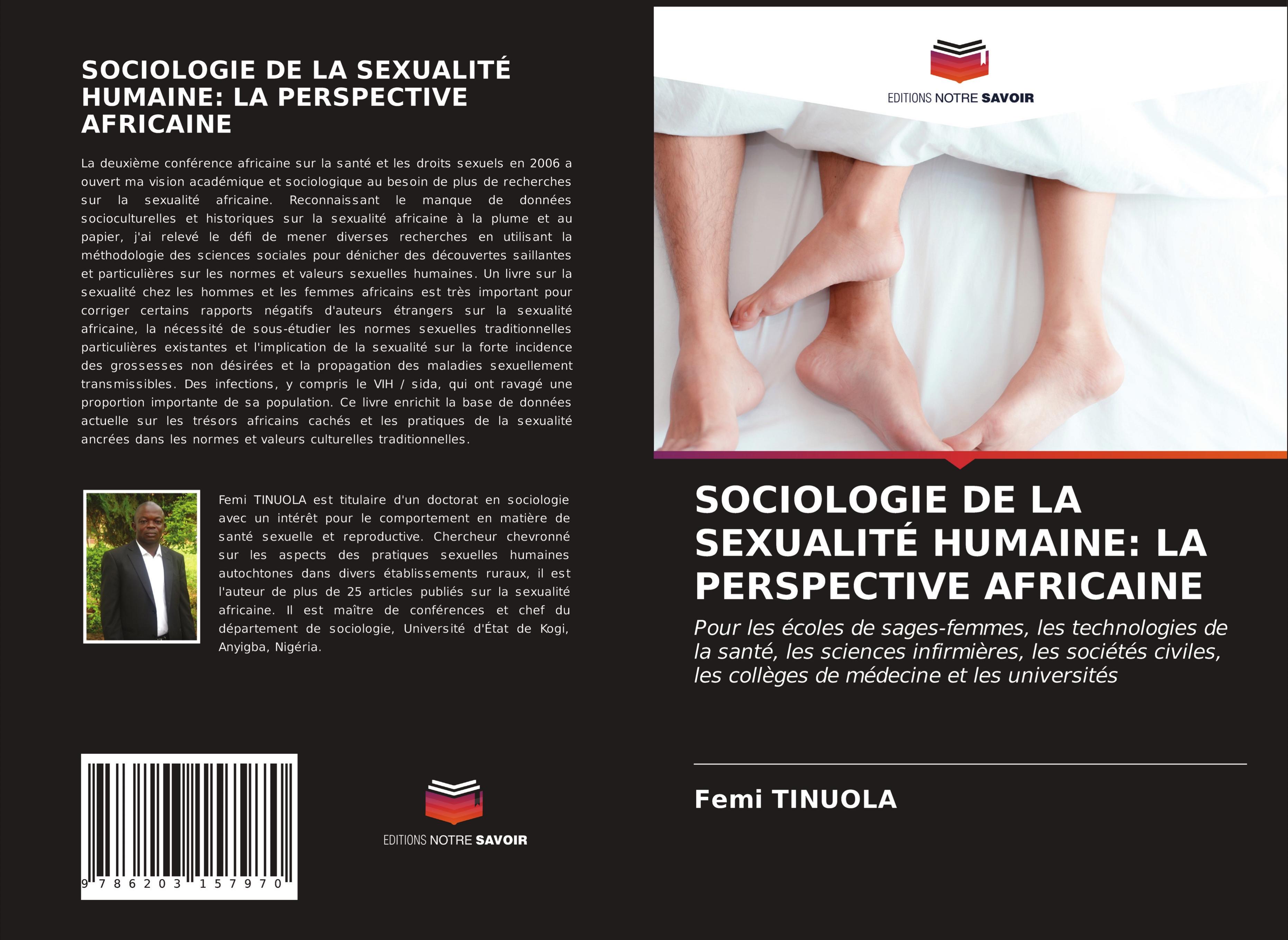 SOCIOLOGIE DE LA SEXUALITÉ HUMAINE: LA PERSPECTIVE AFRICAINE - Tinuola, Femi