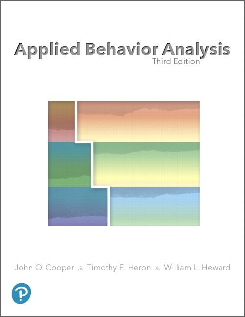 Applied Behavior Analysis - Cooper, John O. Heron, Timothy E. Heward, William L.