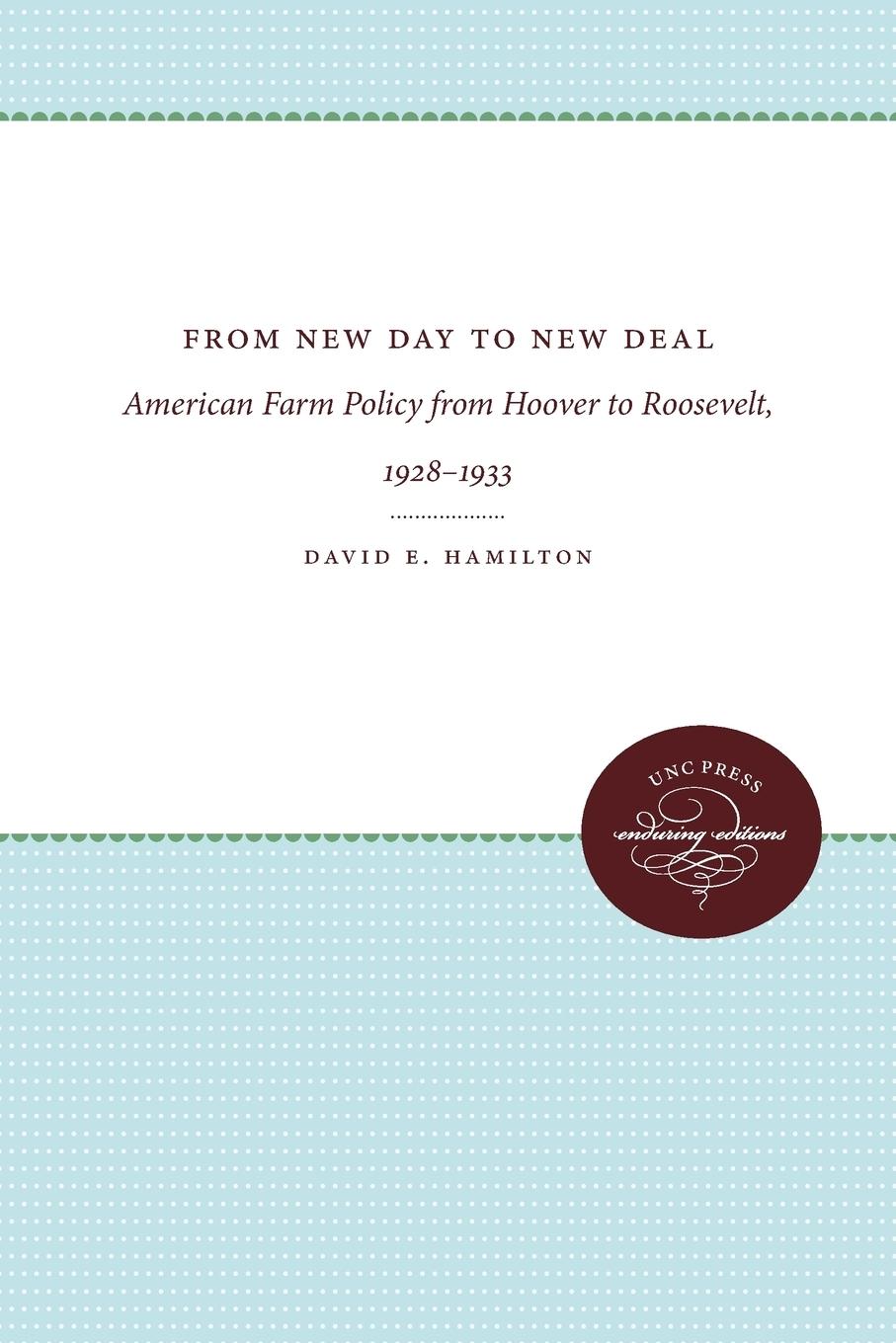 From New Day to New Deal - Hamilton, David E.