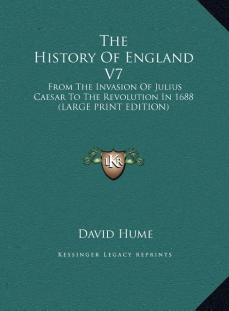 The History Of England V7 - Hume, David