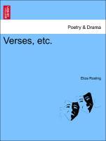 Rosling, E: Verses, etc. - Rosling, Eliza