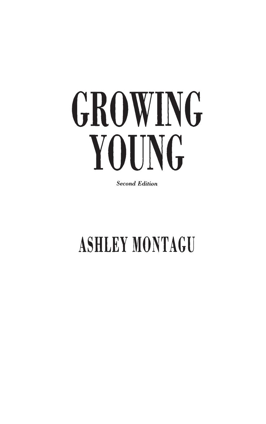 Growing Young - Montagu, Ashley