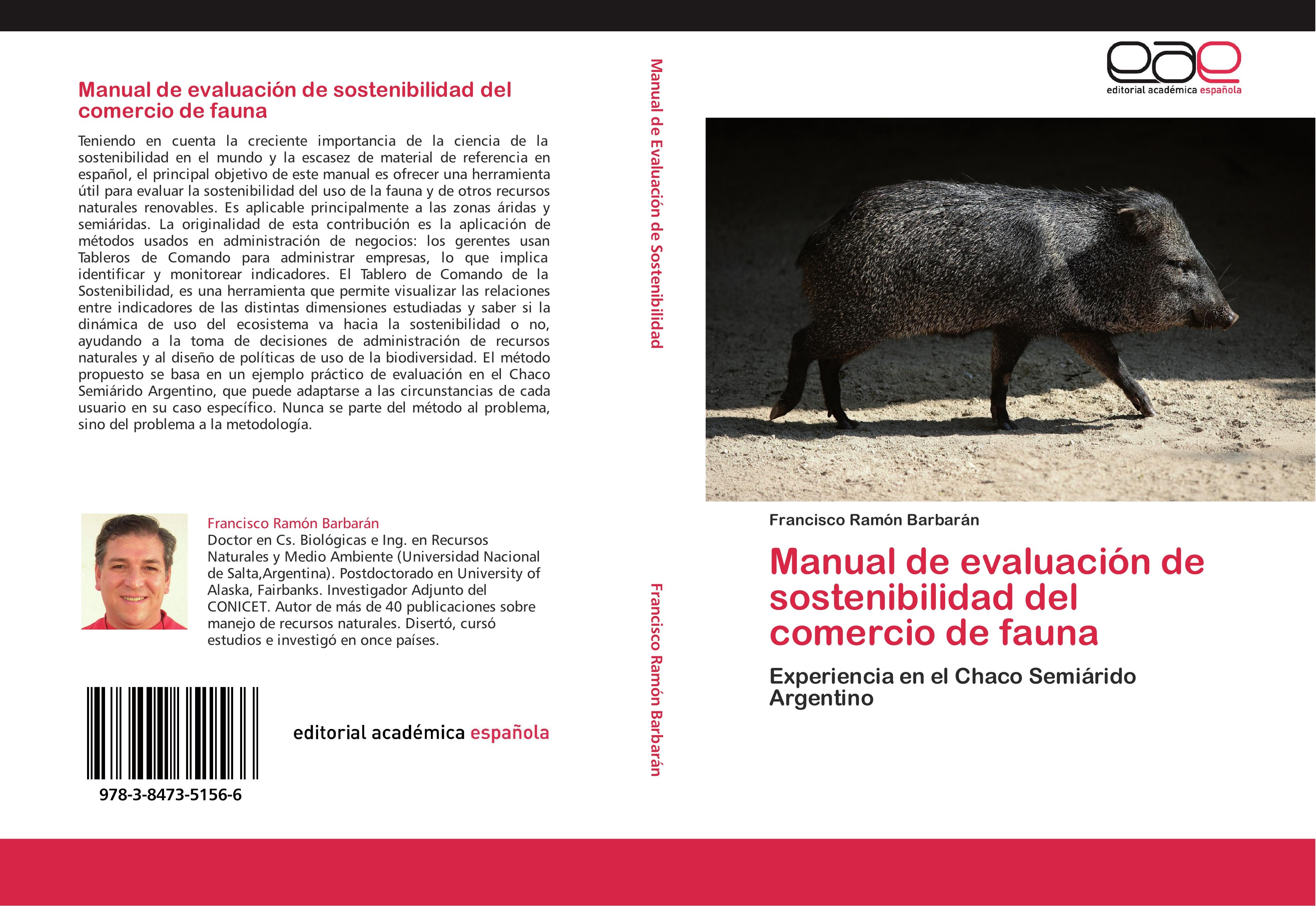 Manual de evaluación de sostenibilidad del comercio de fauna - Francisco Ramón Barbarán