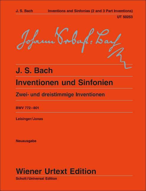Inventions And Sinfonias BWV 772-801 - Bach, Johann Sebastian