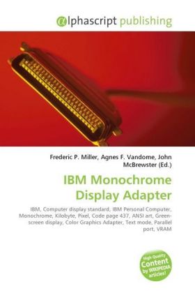 IBM Monochrome Display Adapter
