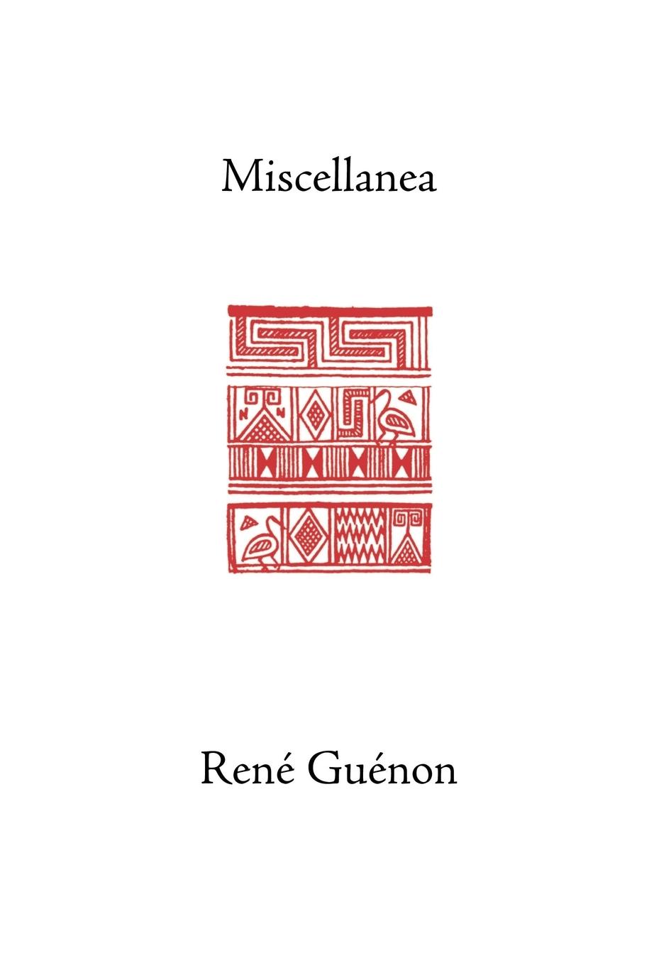 Miscellanea - Guenon, Rene