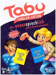 Hasbro Tabu Familienedition NEU Partyspiel Begriffe Wörter Spiel 