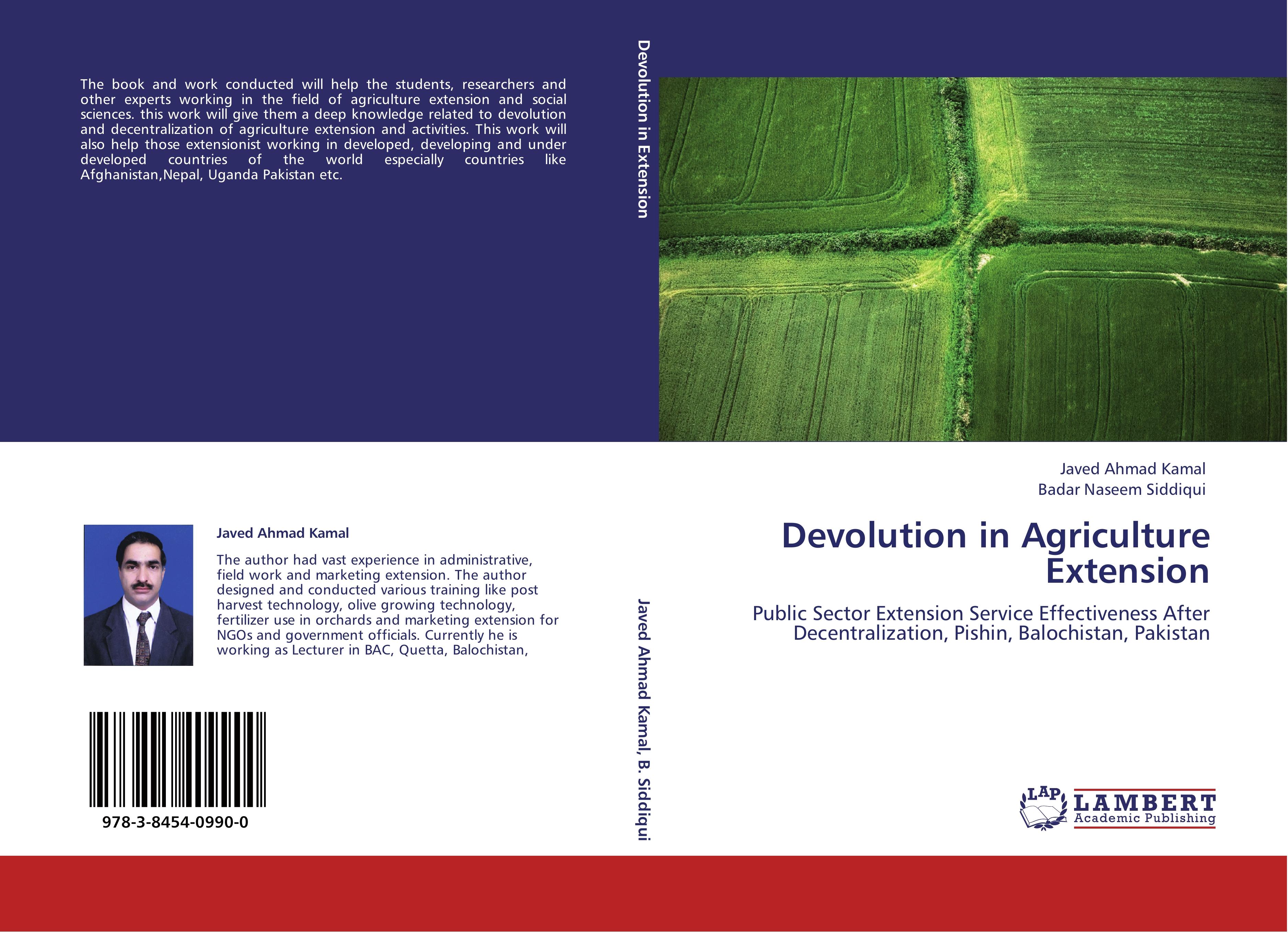 Devolution in Agriculture Extension - Javed Ahmad Kamal Badar Naseem Siddiqui