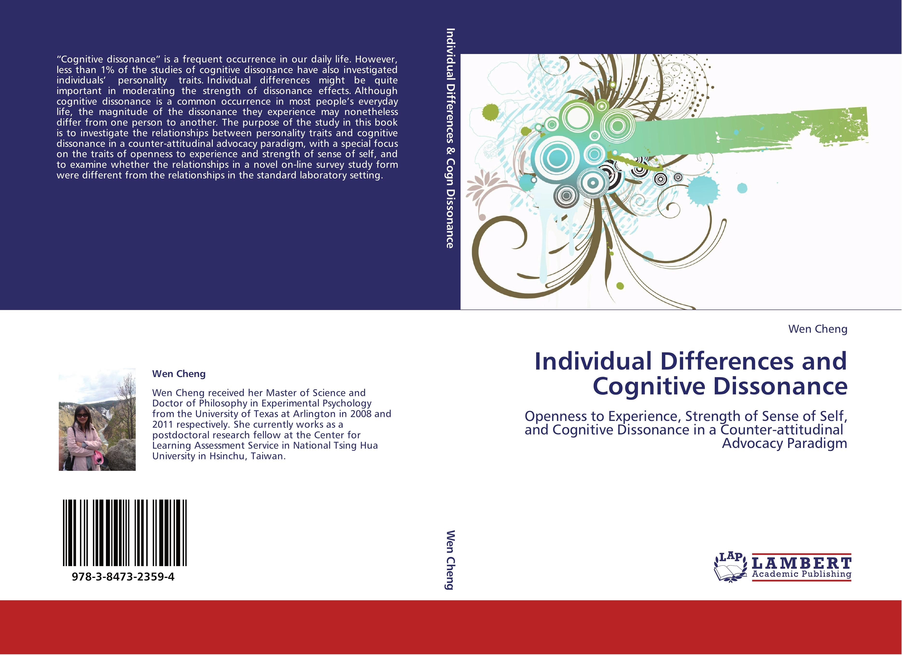 Individual Differences and Cognitive Dissonance - Wen Cheng