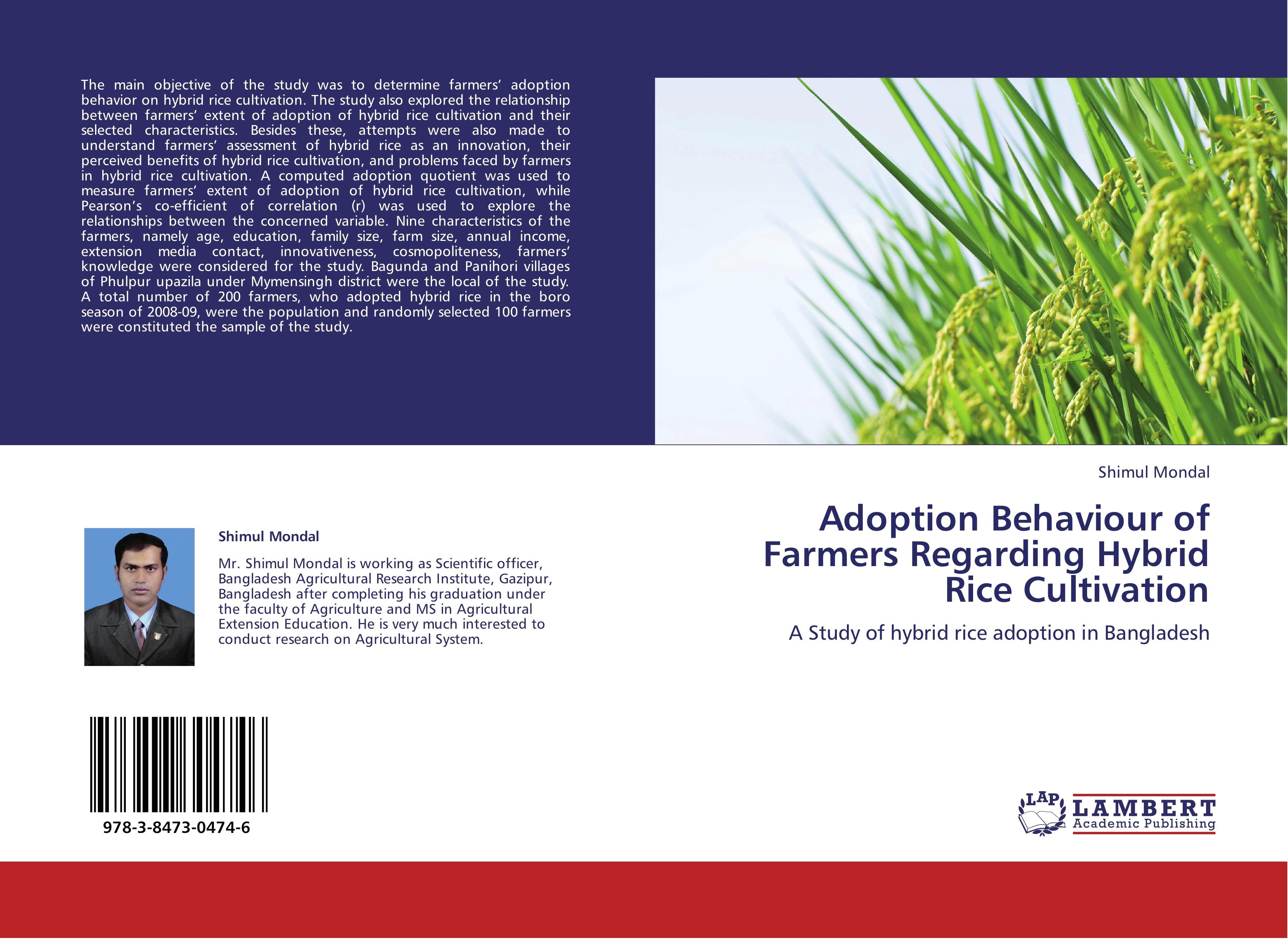 Adoption Behaviour of Farmers Regarding Hybrid Rice Cultivation - Mondal, Shimul