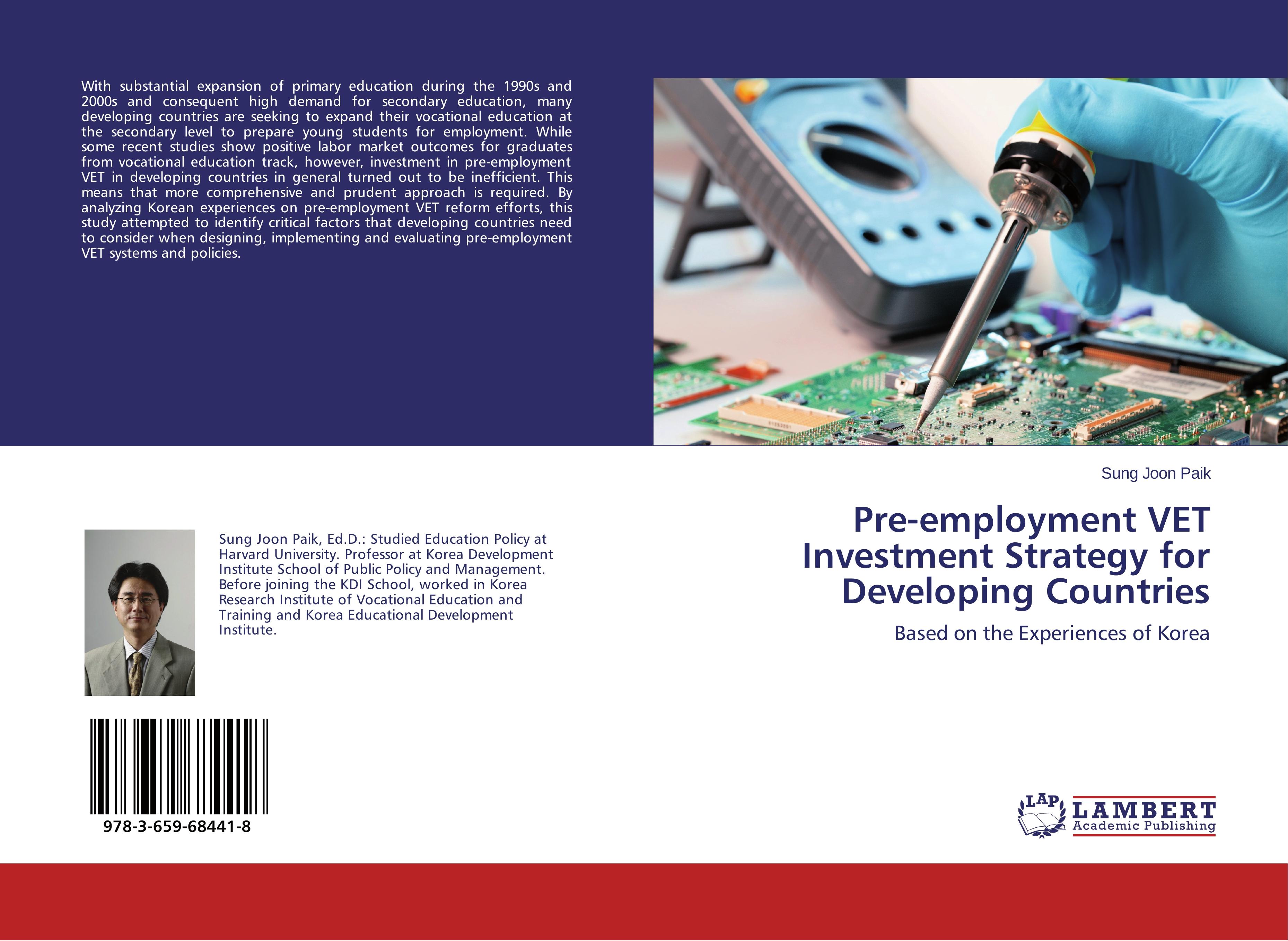 Pre-employment VET Investment Strategy for Developing Countries - Sung Joon Paik