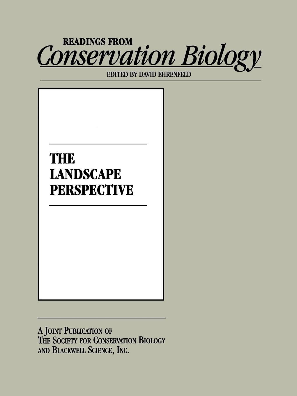 Readings from Conservation Biology - Ehrenfeld