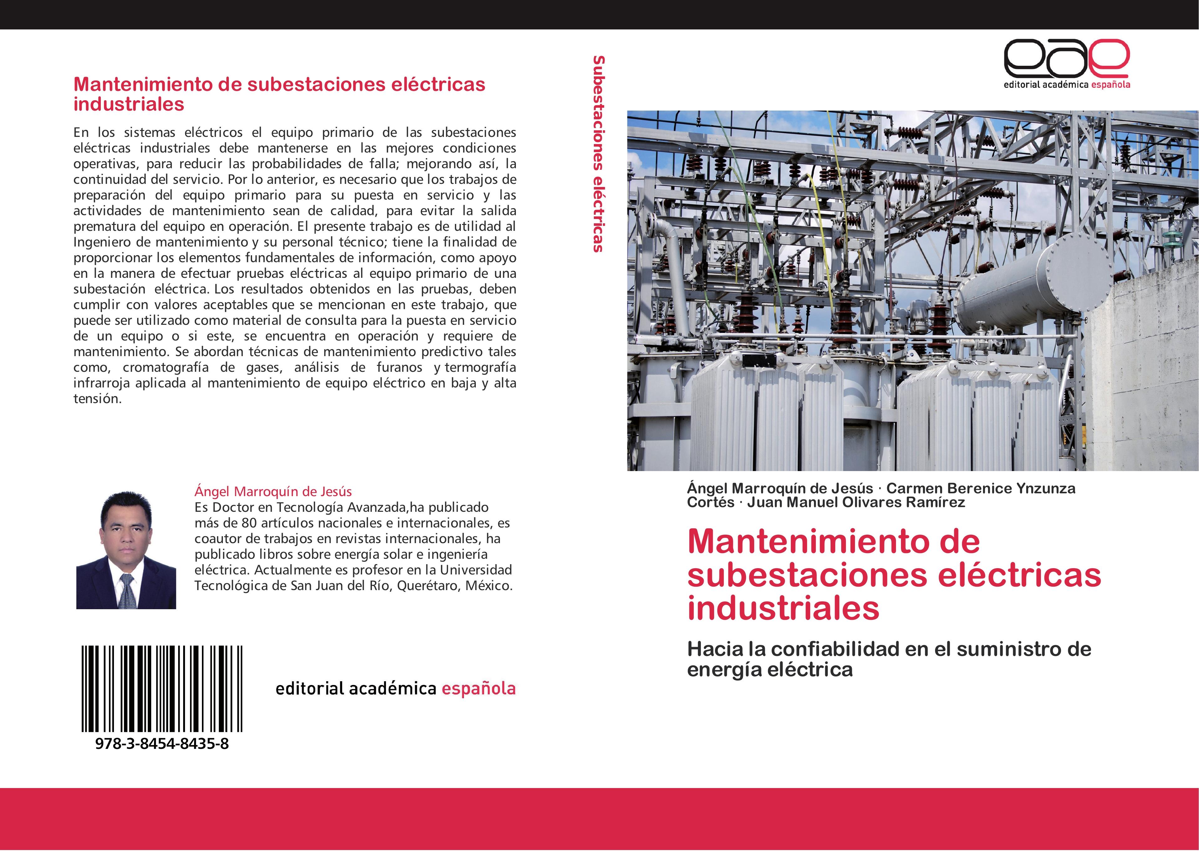 Mantenimiento de subestaciones eléctricas industriales - Angel Marroquin De Jesus Carmen Berenice Ynzunza Cortés Juan Manuel Olivares Ramirez