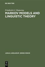 Markov Models and Linguistic Theory - Friederick J. Damerau
