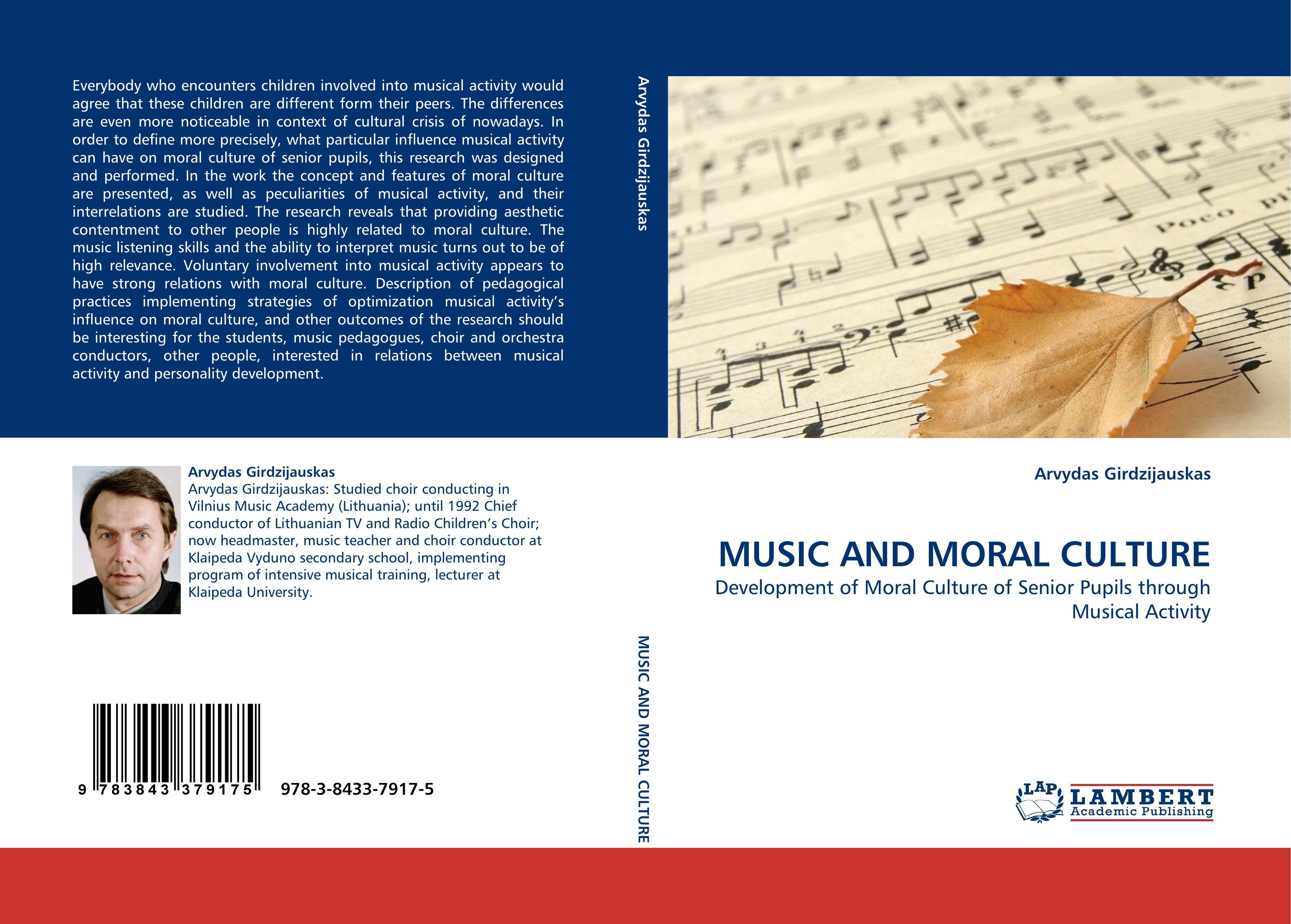 MUSIC AND MORAL CULTURE - Arvydas Girdzijauskas