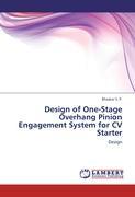 Design of One-Stage Overhang Pinion Engagement System for CV Starter - Bhaskar S. P.