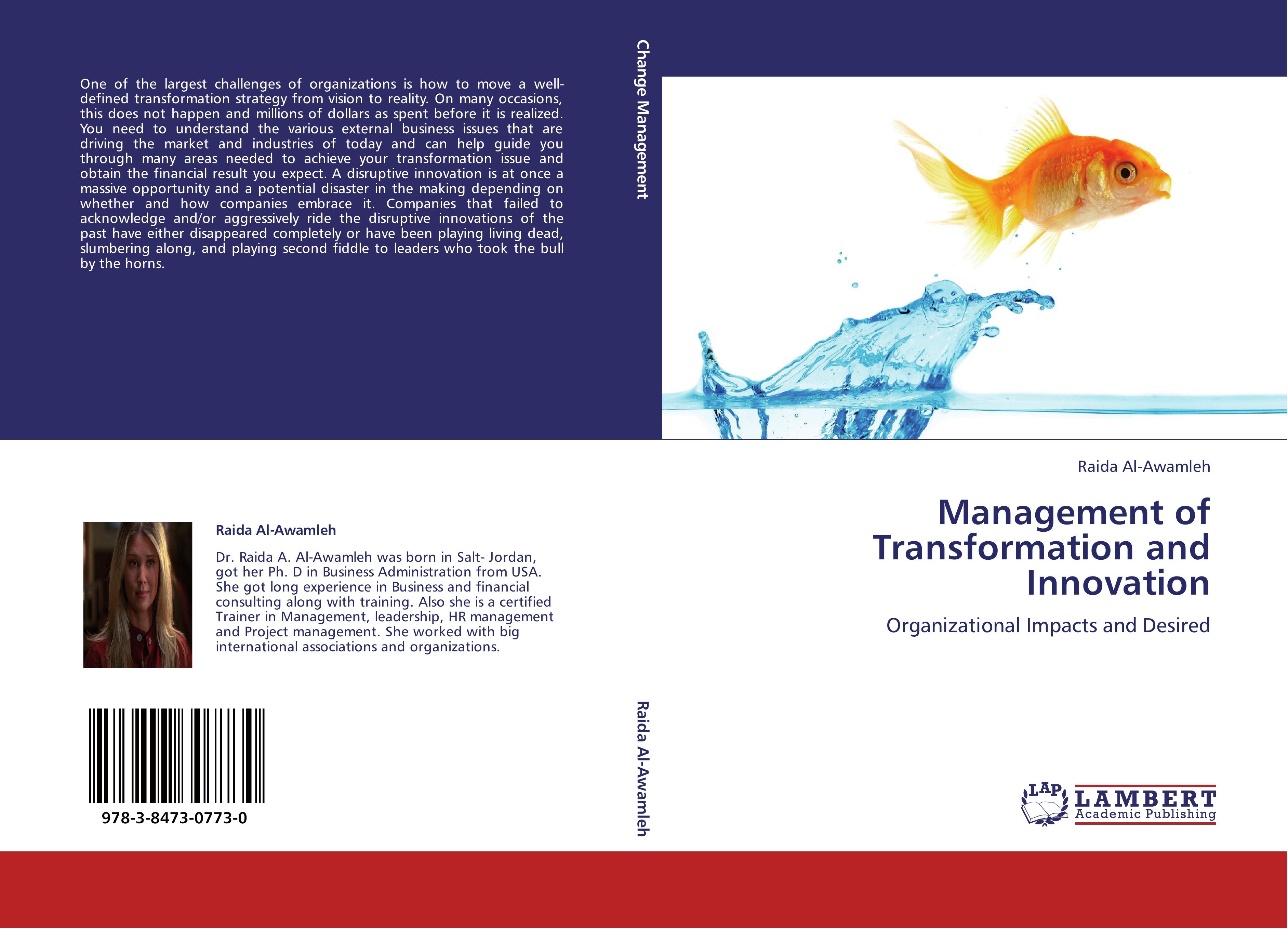 Management of Transformation and Innovation - Raida Al-Awamleh