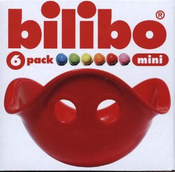 Packung mit 6 Bilibo Mini grün/blau/rot/gelb/orange/pink MOLUK 2843013 