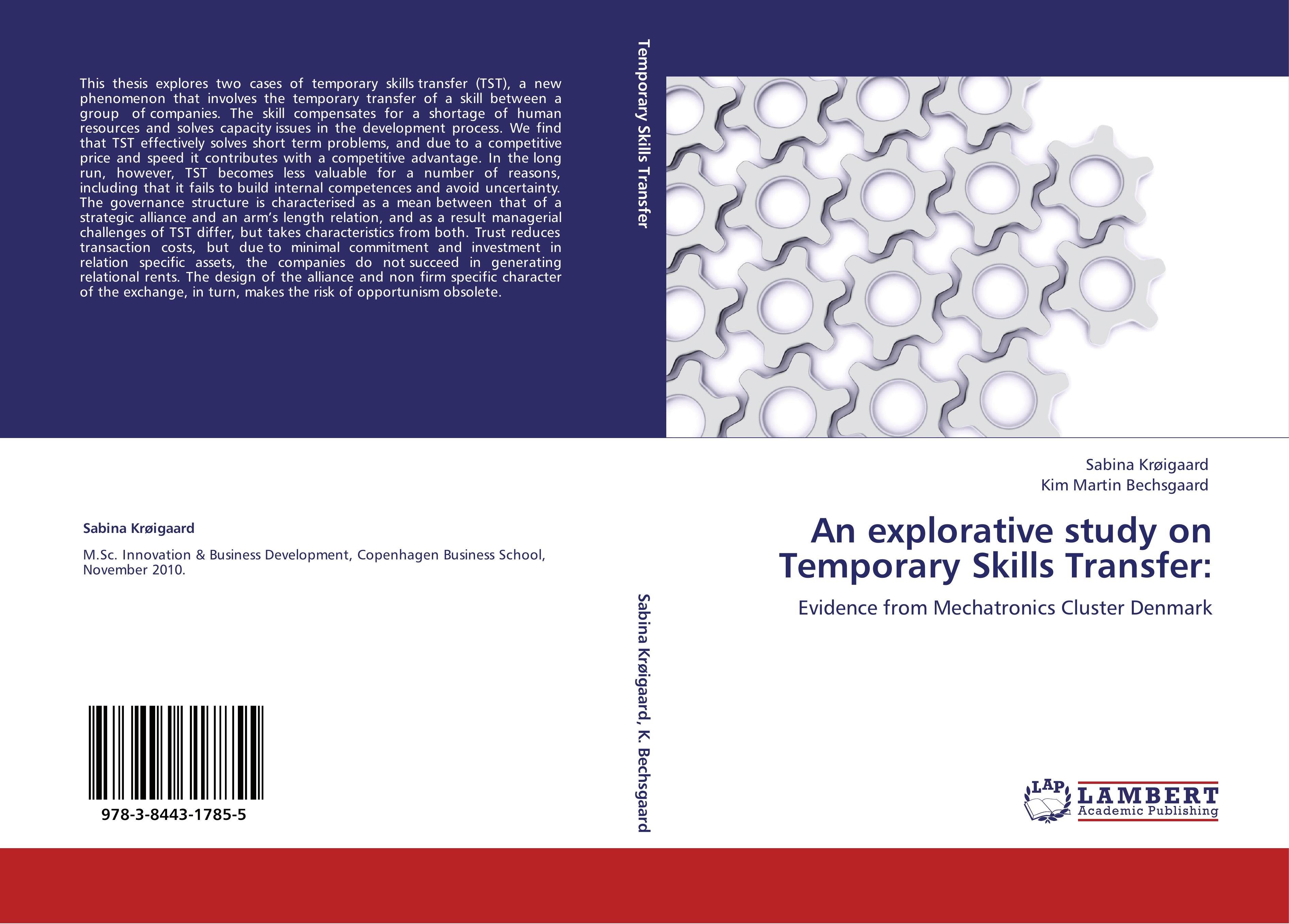 An explorative study on Temporary Skills Transfer - Sabina Krøigaard Kim Martin Bechsgaard