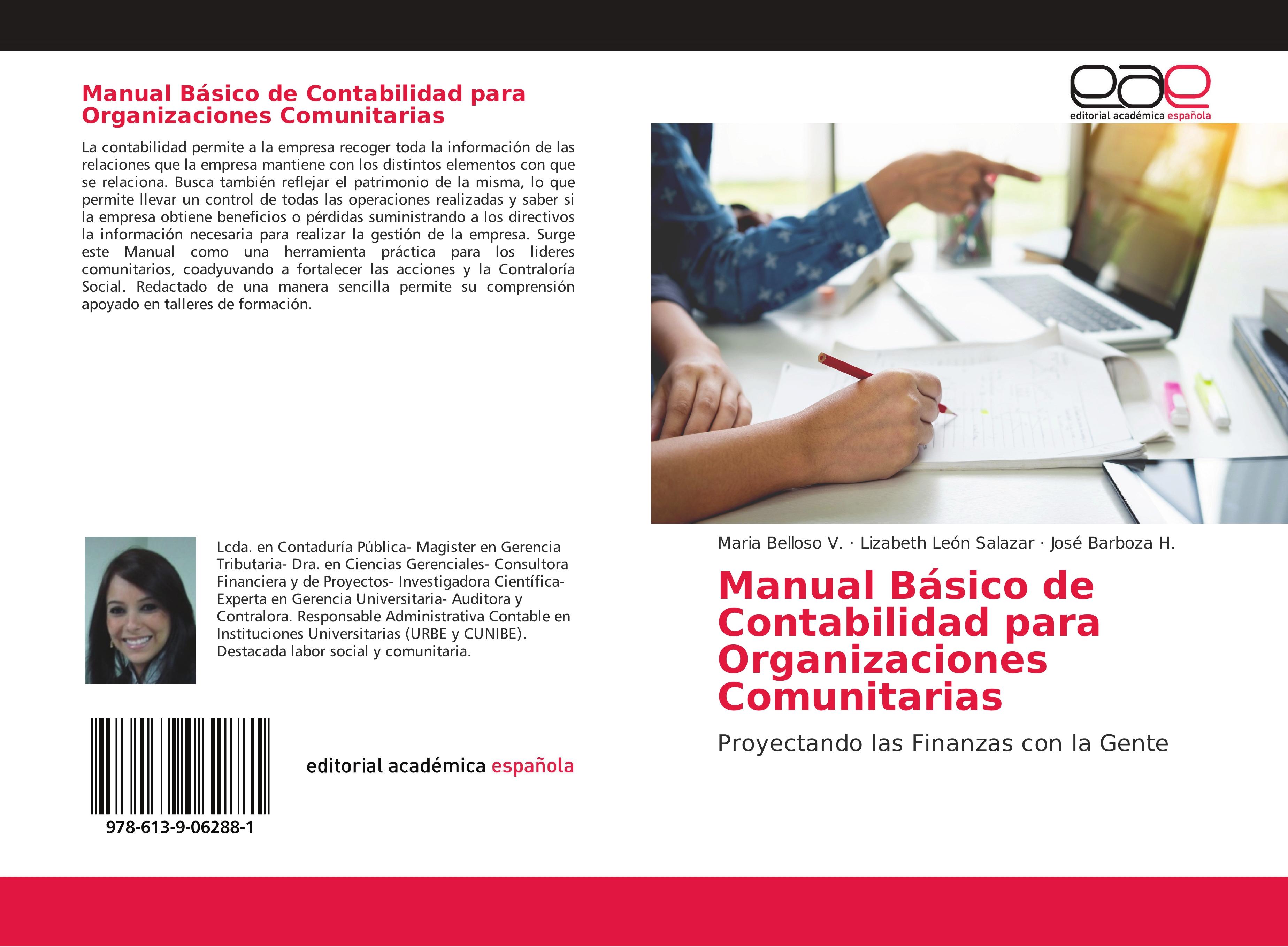 Manual Básico de Contabilidad para Organizaciones Comunitarias - Maria Belloso V. Lizabeth León Salazar José Barboza H.