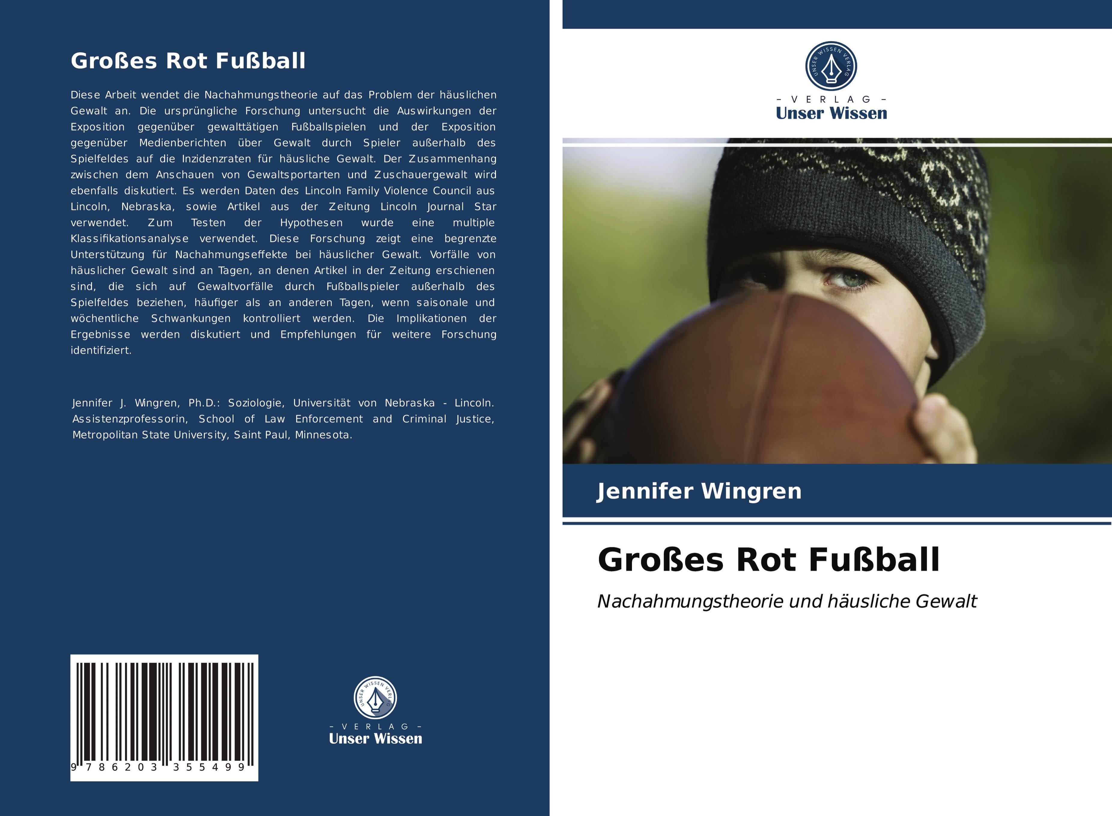 Grosses Rot Fussball - Wingren, Jennifer