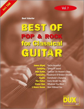 Best of Pop & Rock for Classical Guitar Vol. 7 - Scherler, Beat