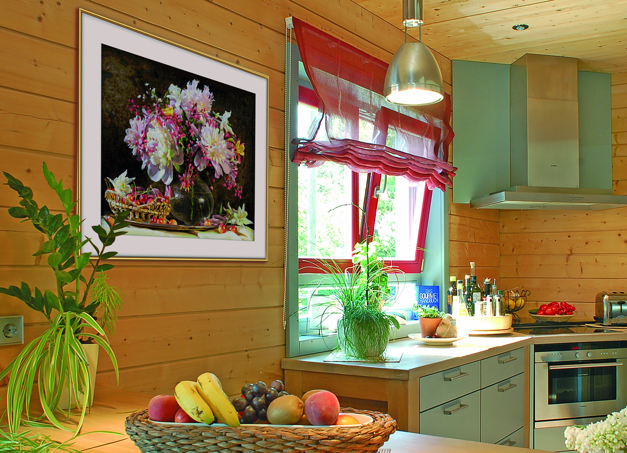 Blumenstrauß mit Kirschen Schipper 609130773 Malen nach Zahlen Stillleben 