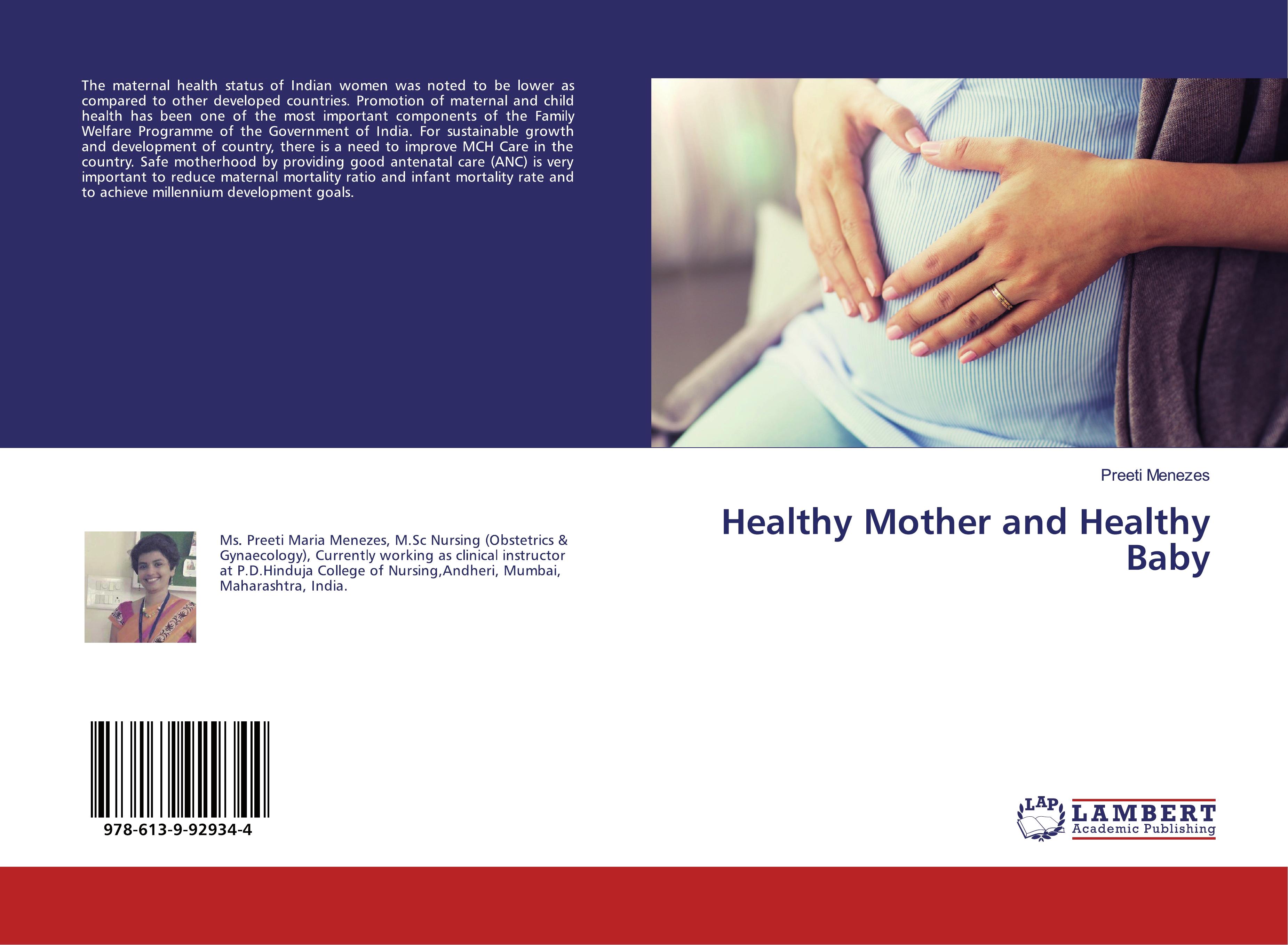 Healthy Mother and Healthy Baby - Preeti Menezes