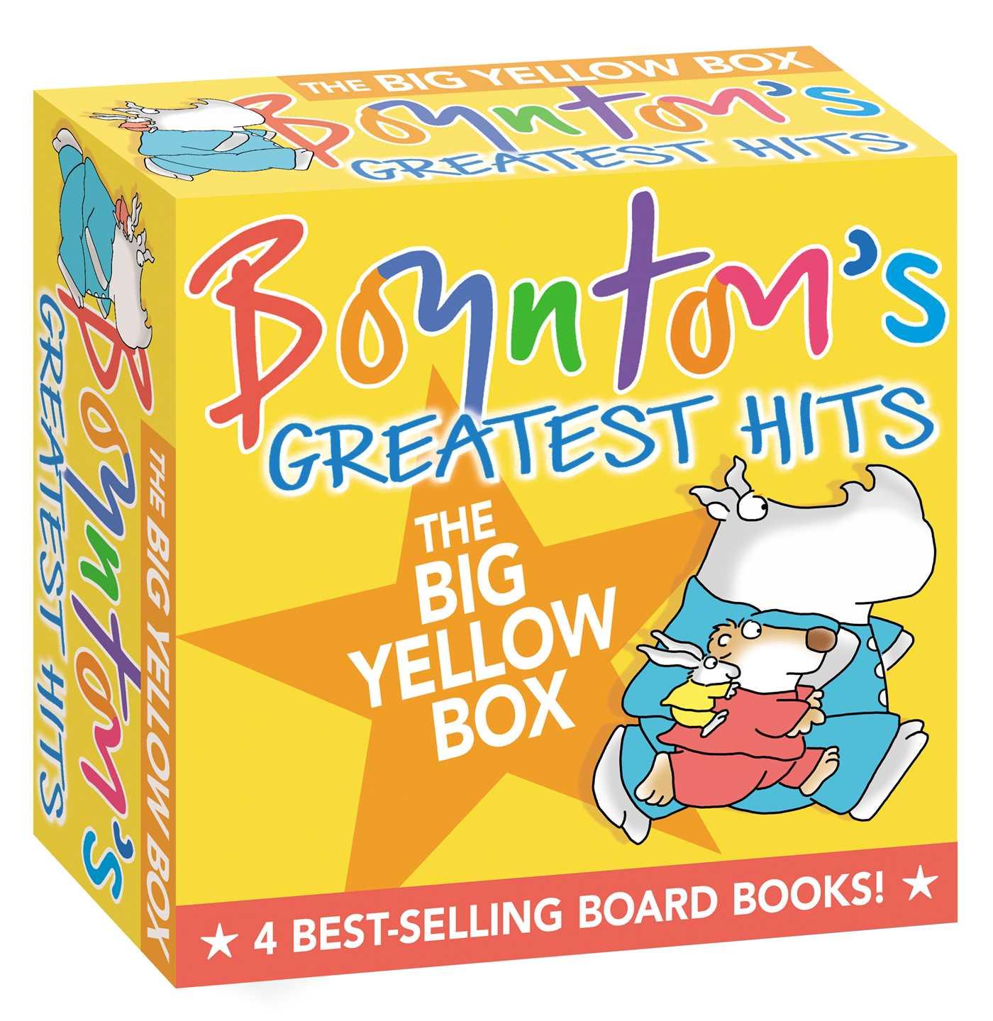 Boynton s Greatest Hits the Big Yellow Box: The Going to Bed Book; Horns to Toes; Opposites; But Not the Hippopotamus - Boynton, Sandra