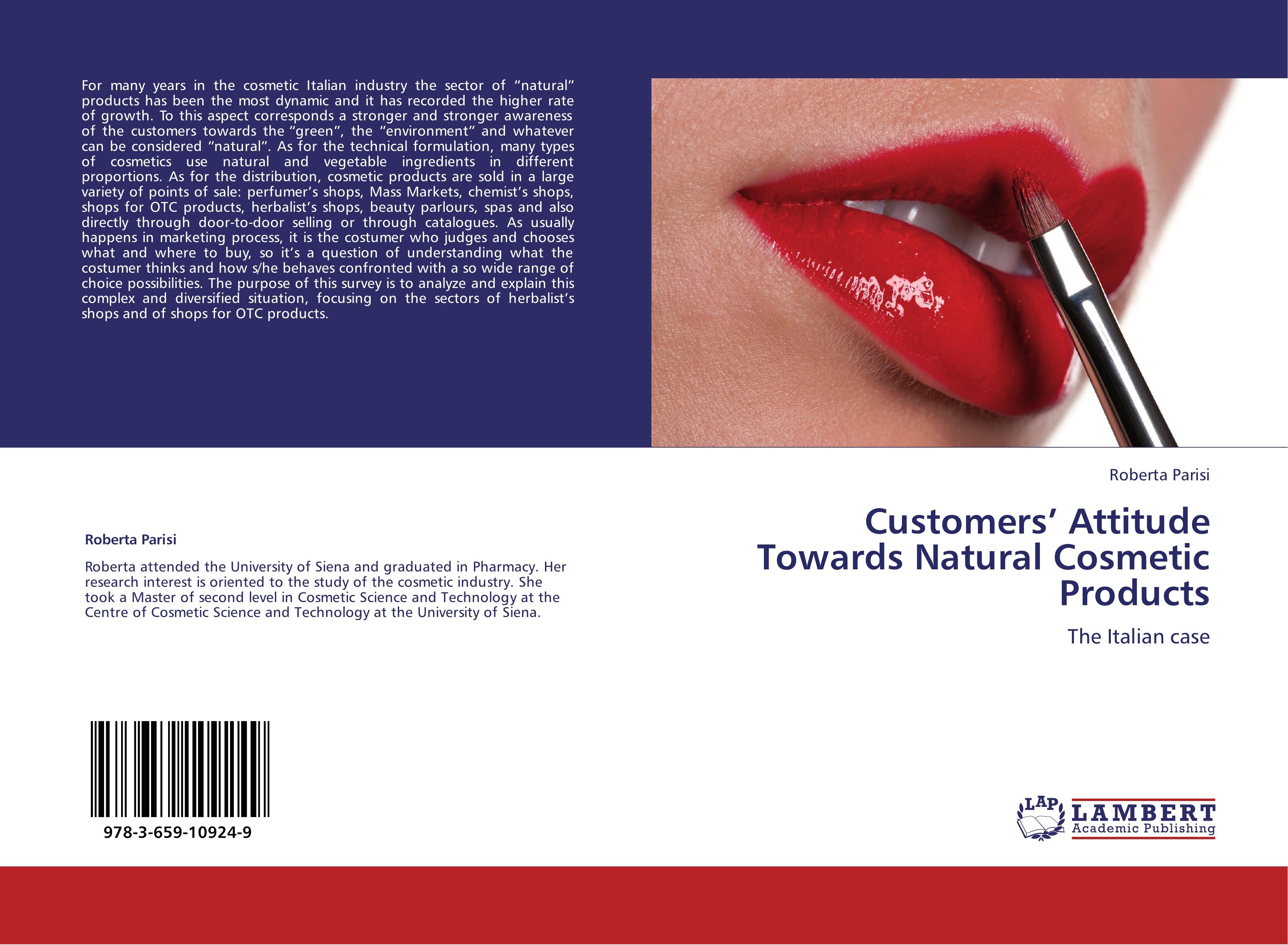 Customers  Attitude Towards Natural Cosmetic Products - Roberta Parisi