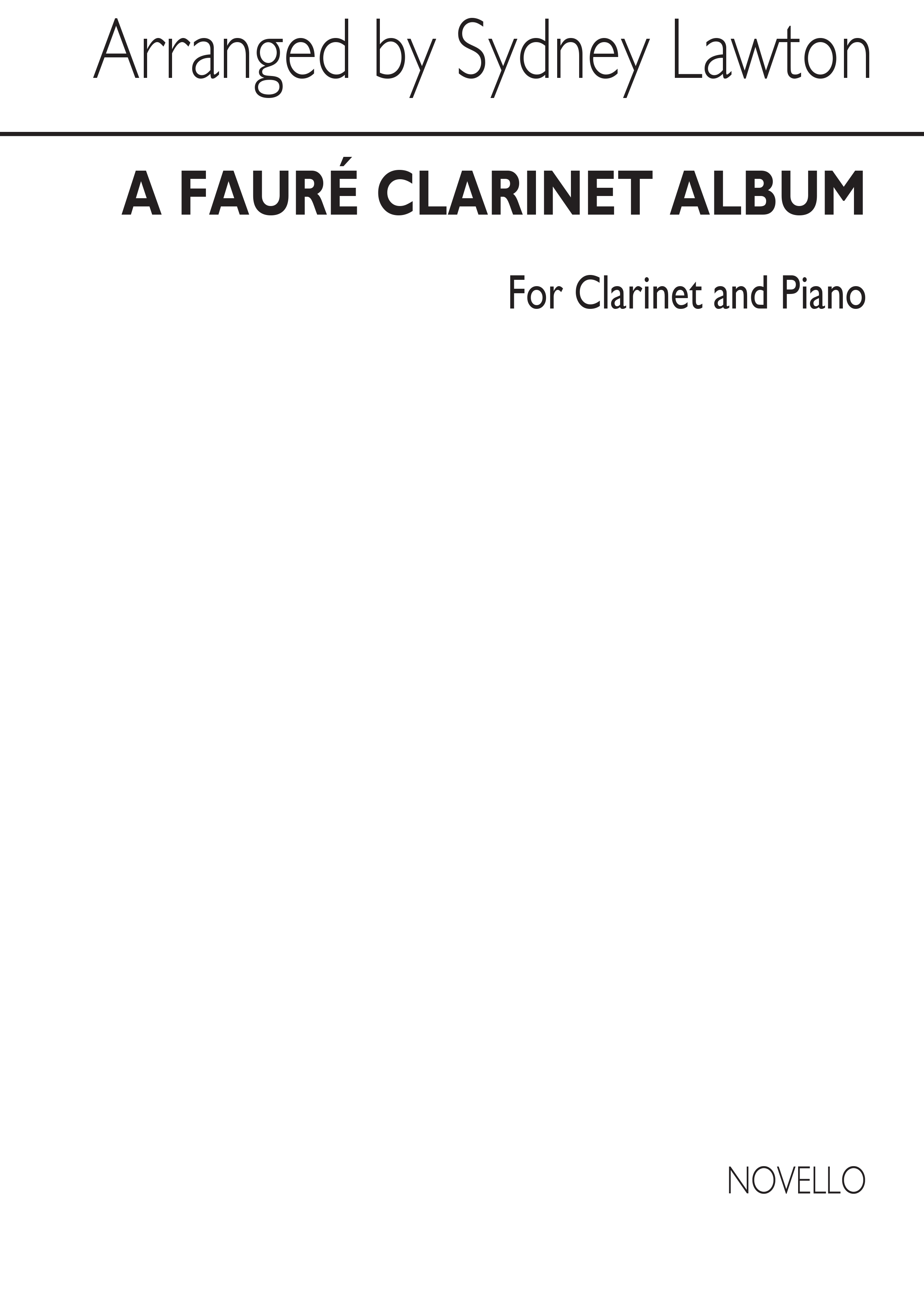 A Faure Clarinet Album