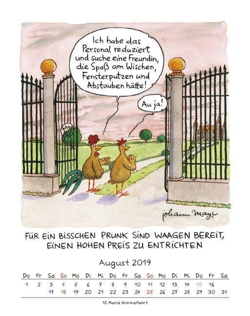 Die Waage 19 Sternzeichen Cartoonkalender 8 45
