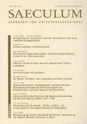 Saeculum. Jahrbuch fuer Universalgeschichte. Bd.60/2