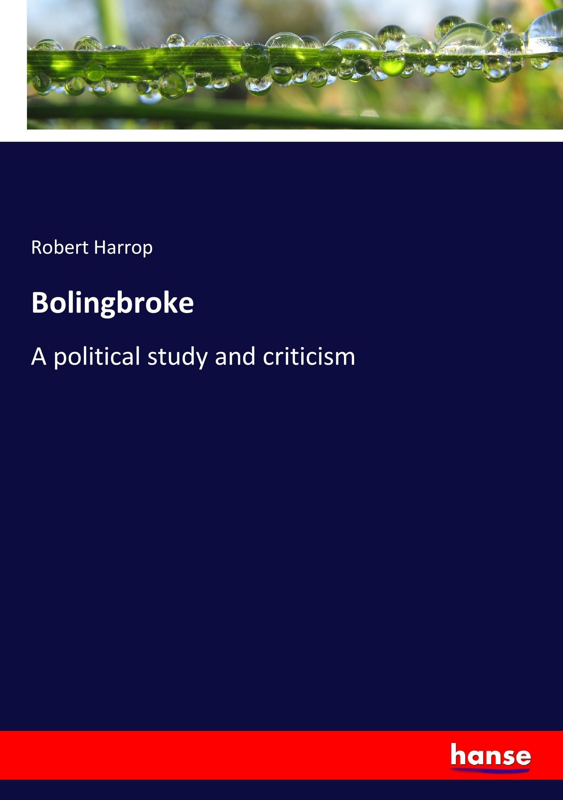 Bolingbroke - Harrop, Robert