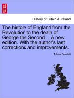 Smollett, T: History of England from the Revolution to the d - Smollett, Tobias