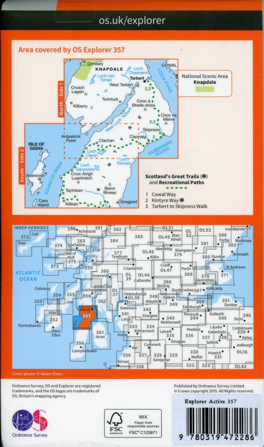 Kintyre North 1 : 25 000 - Ordnance Survey
