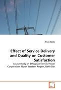 Effect of Service Delivery and Quality on Customer Satisfaction - Aman Abdie