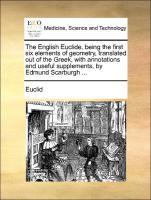 Euclid: English Euclide, being the first six elements of geo - Euclid