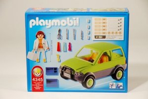 PLAYMOBIL 4345 Tierärztin Mit PKW – Spielset Mit Abnehmbarem Dach & Tierarzt-Zubehör