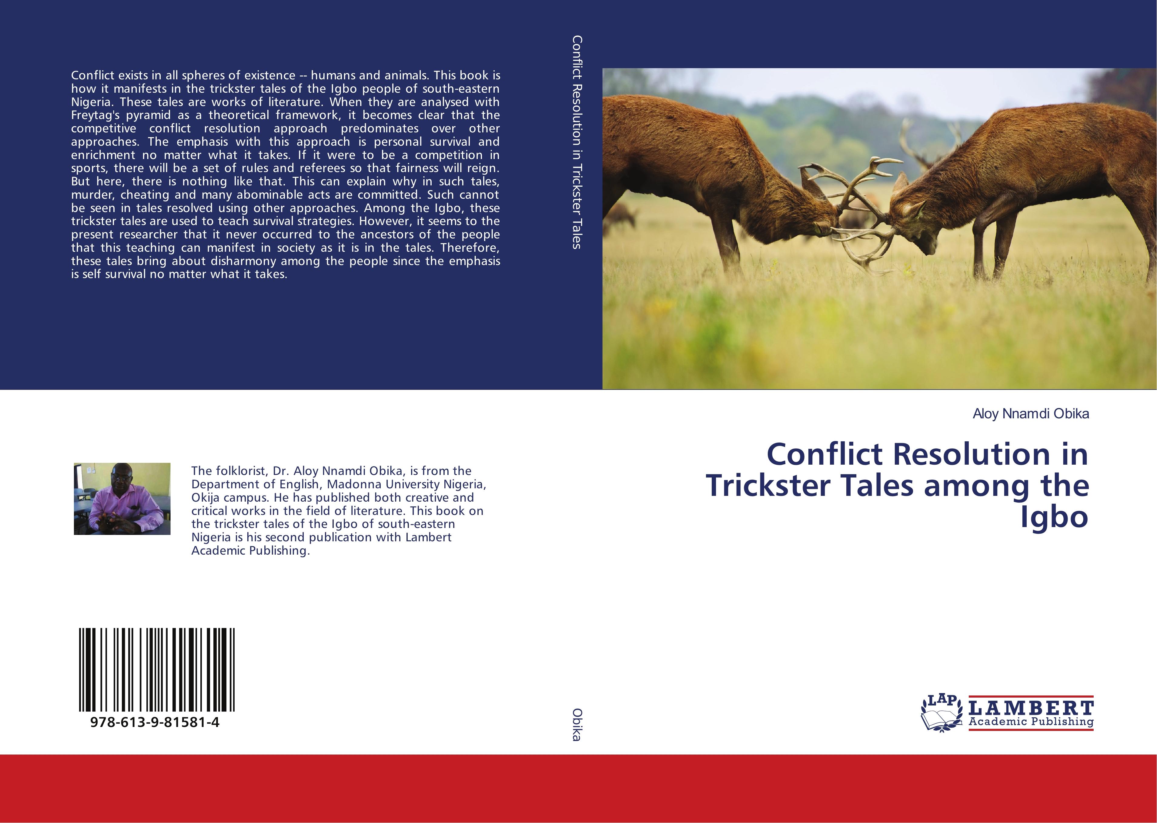 Conflict Resolution in Trickster Tales among the Igbo - Aloy Nnamdi Obika