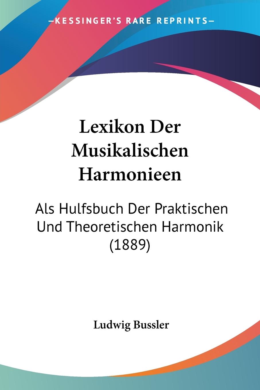 Lexikon Der Musikalischen Harmonieen