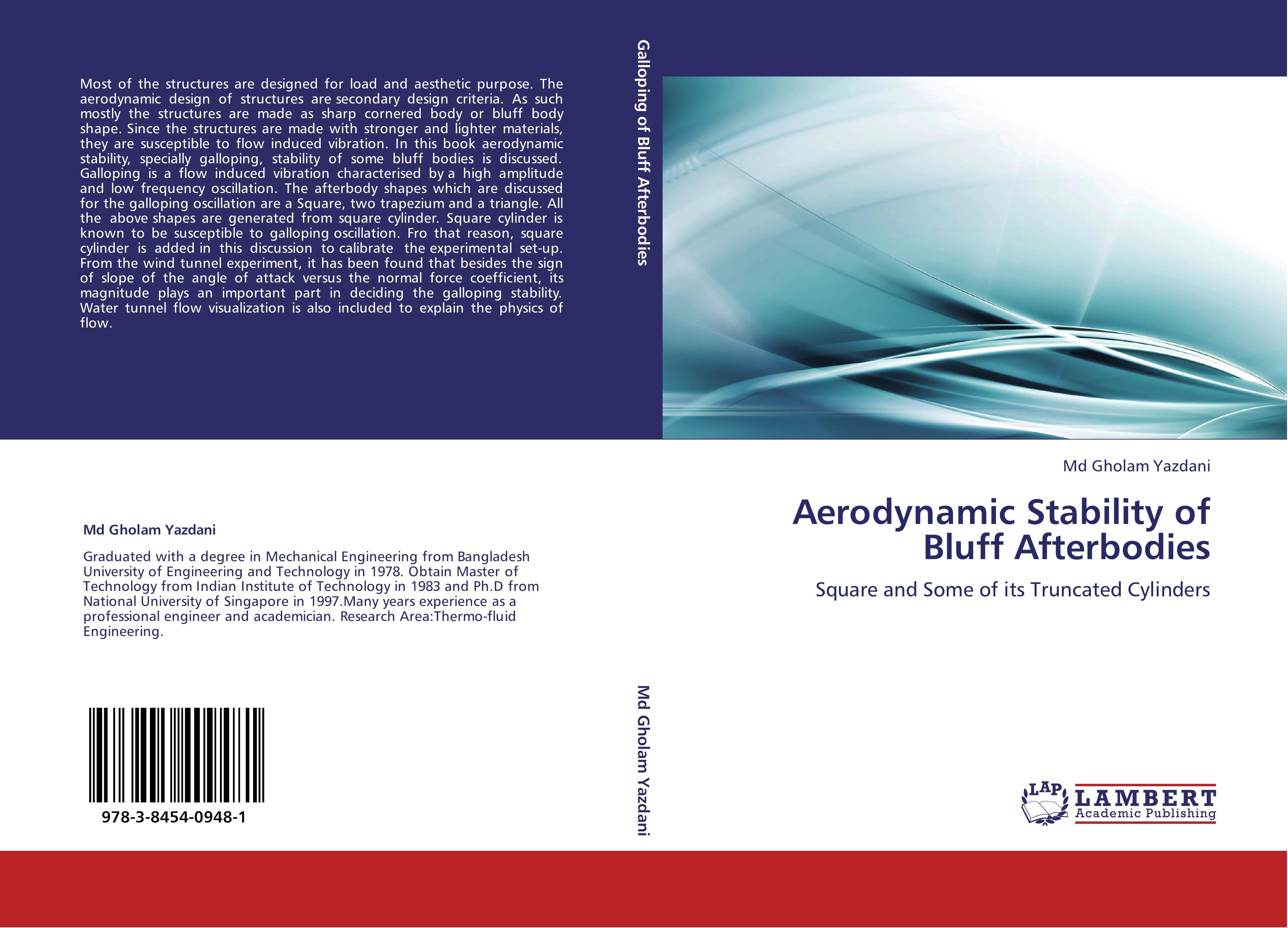 Aerodynamic Stability of Bluff Afterbodies - Md Gholam Yazdani