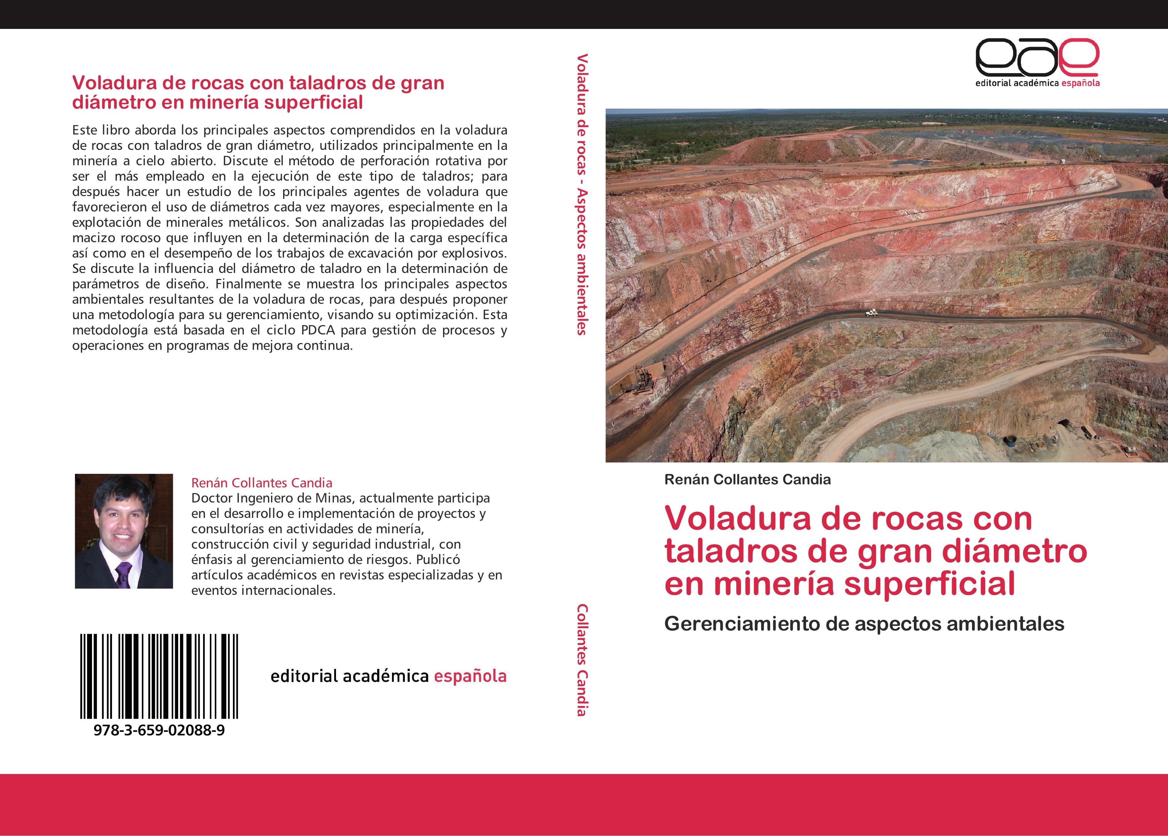 Voladura de rocas con taladros de gran diámetro en minería superficial - Renán Collantes Candia