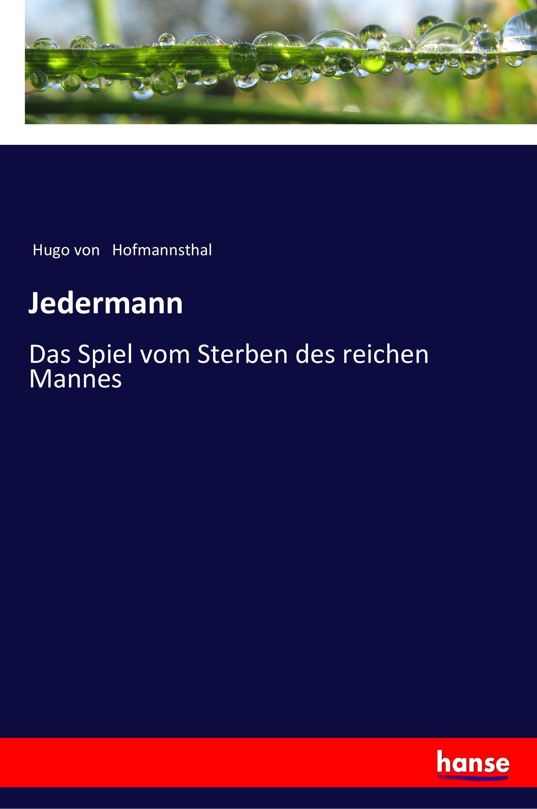 Jedermann - Hofmannsthal, Hugo Von