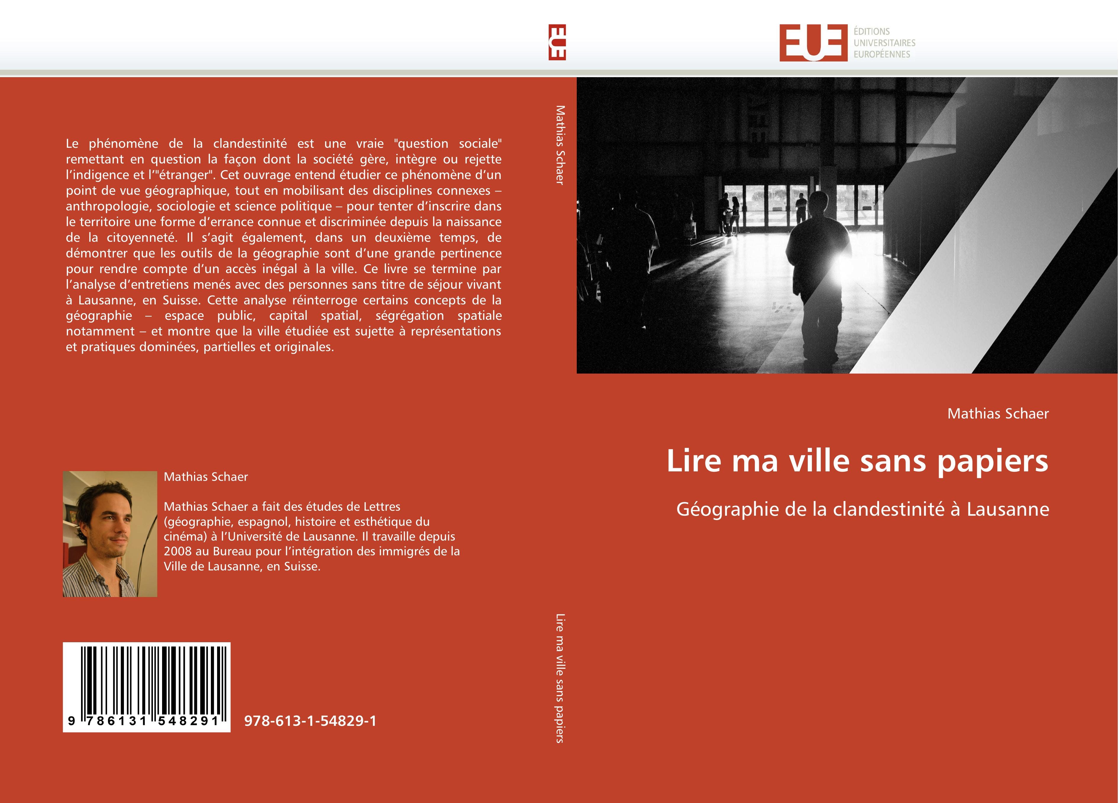 Lire ma ville sans papiers - Mathias Schaer