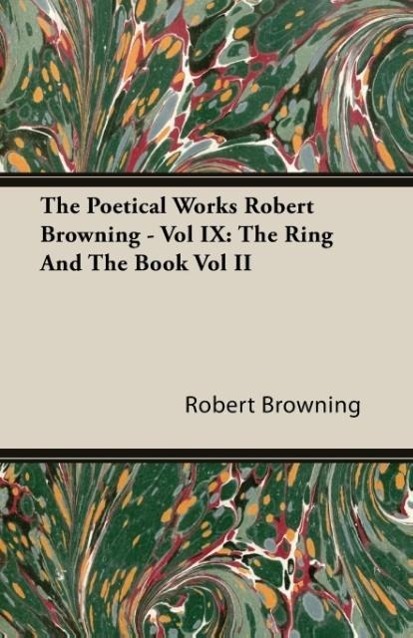 POETICAL WORKS ROBERT BROWNING - Browning, Robert