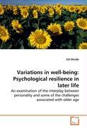 Variations in well-being: Psychological resilience in later life - Windle, Gill