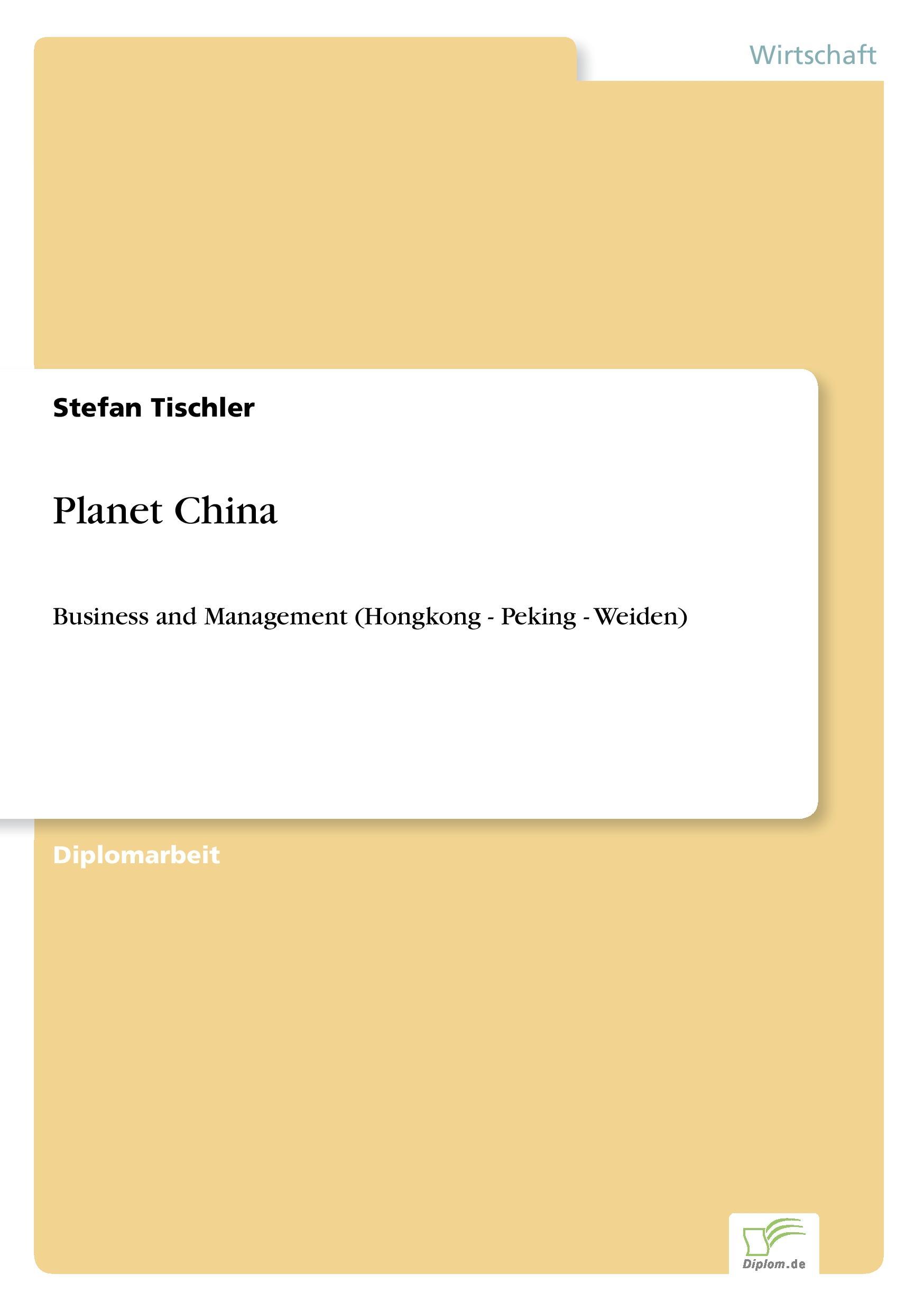 Planet China - Tischler, Stefan