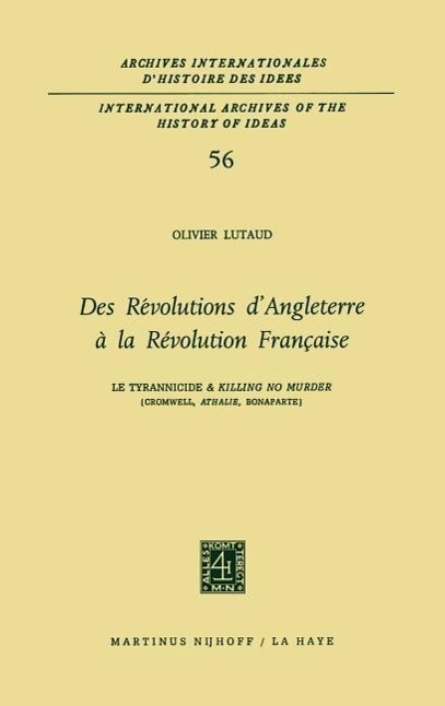Des révolutions d Angleterre à la Révolution française - Olivier Lutaud