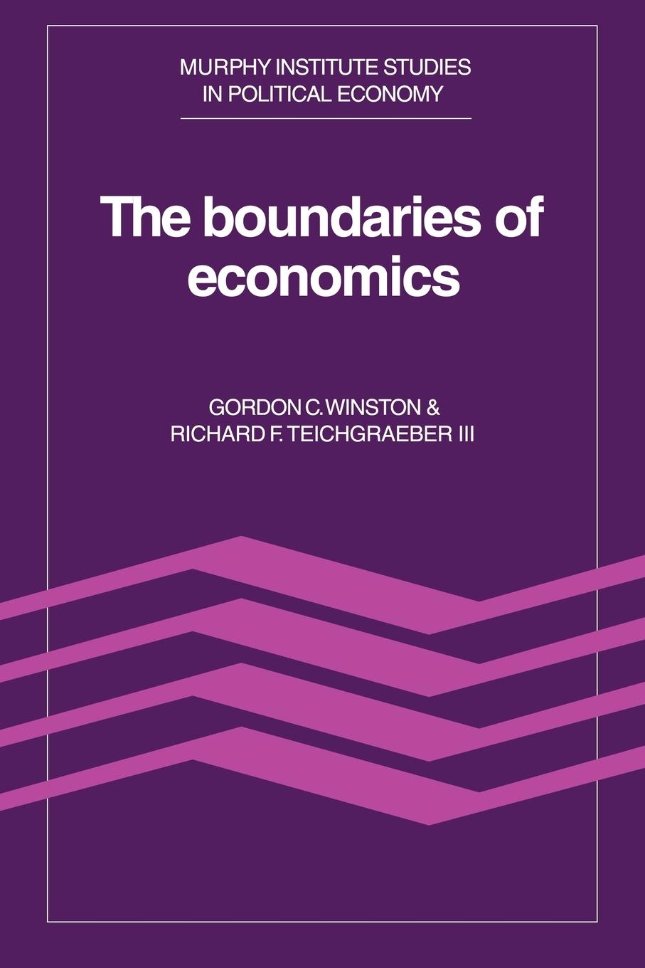The Boundaries of Economics - Winston, Gordon C.